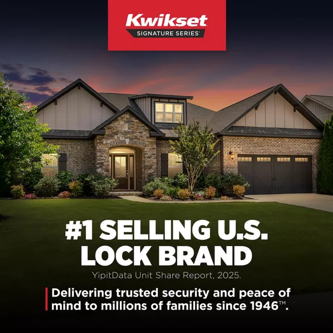 158 Square Deadbolt - Keyed One Side - featuring SmartKey