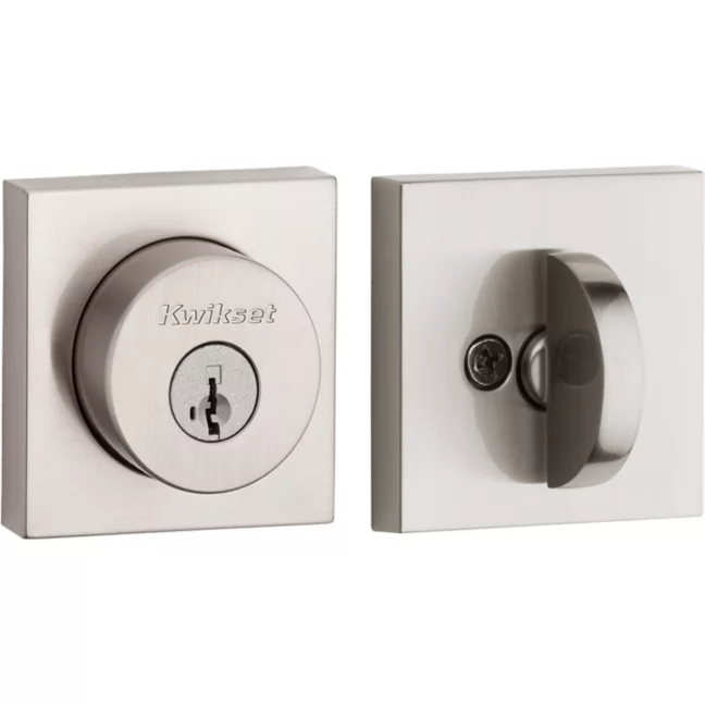 158 Square Deadbolt - Keyed One Side - featuring SmartKey