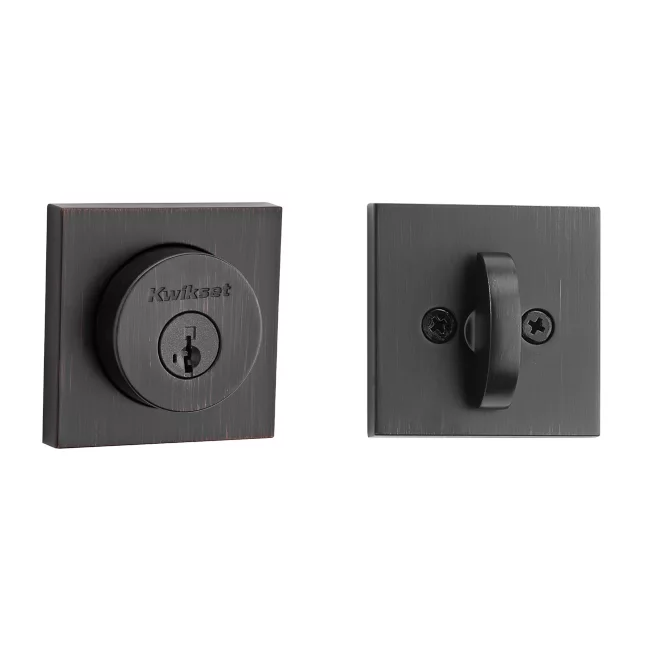 158 Square Deadbolt - Keyed One Side - featuring SmartKey