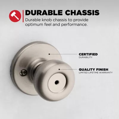 Kwikset - Tylo Knob - Bed/Bath