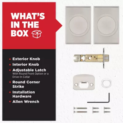 Kwikset - Sora Knob (Rectangle) - Hall/Closet