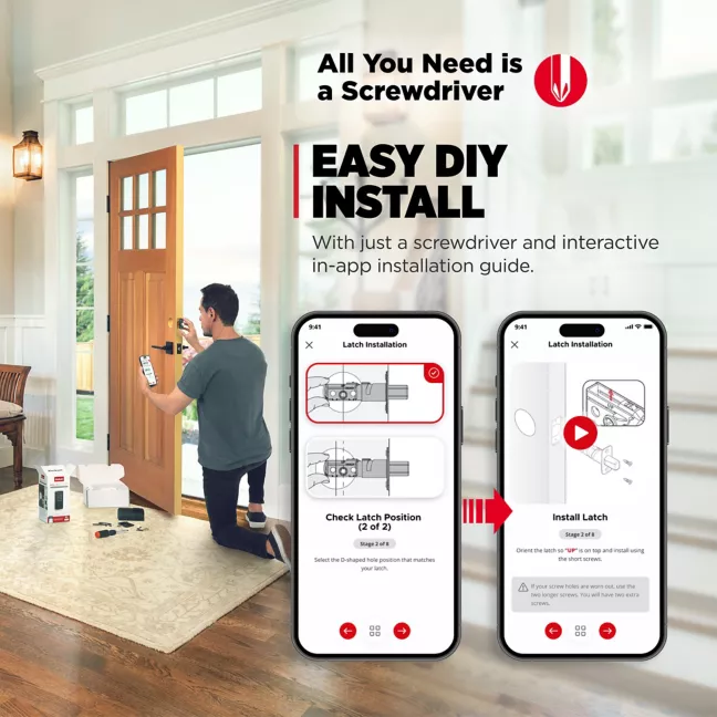 Halo Select Touchscreen Wi-Fi and Matter Enabled Smart Lock