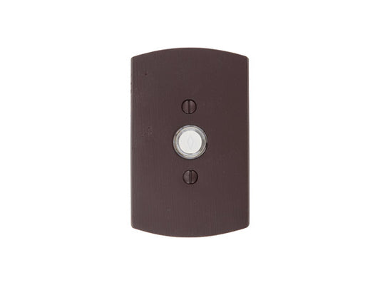Emtek 2424MB Doorbell Button # 4 Rose Medium Bronze Finish