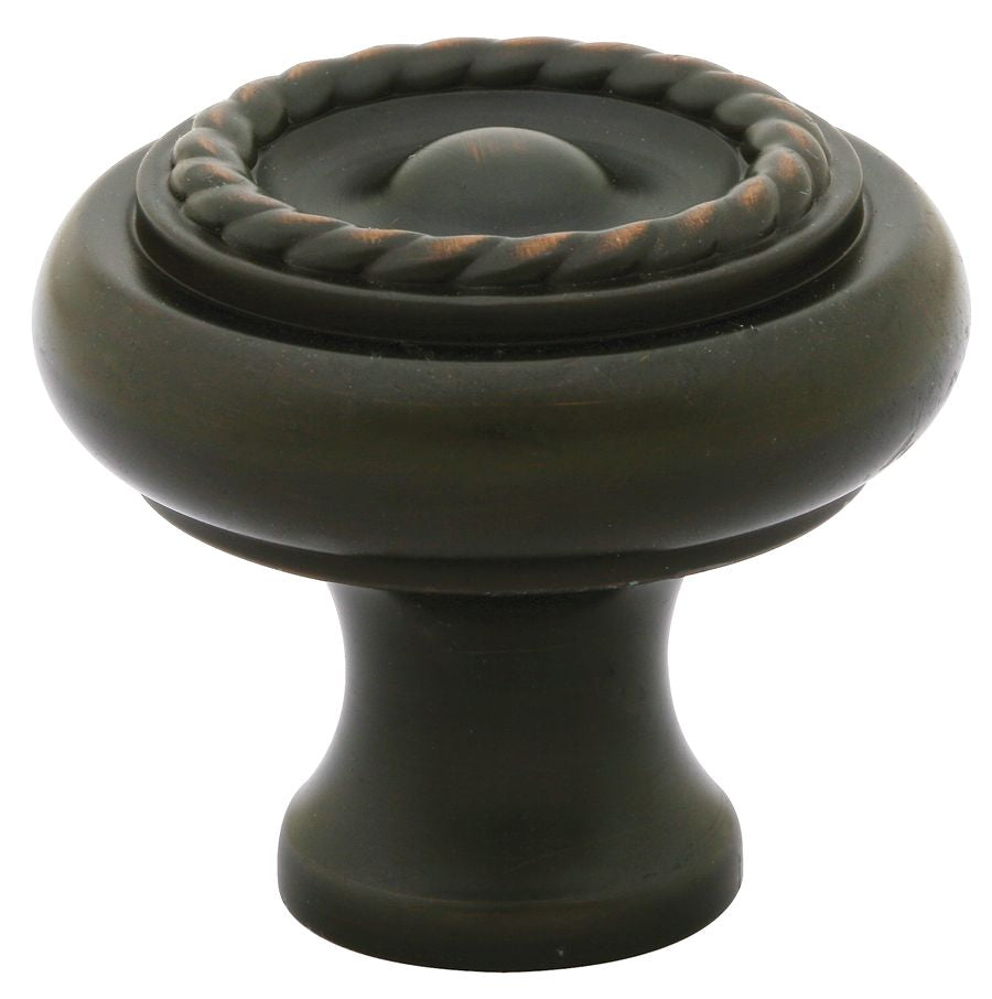 Emtek 86113US10B Rope 1-1/4" Cabinet Knob Oil Rubbed Bronze Finish
