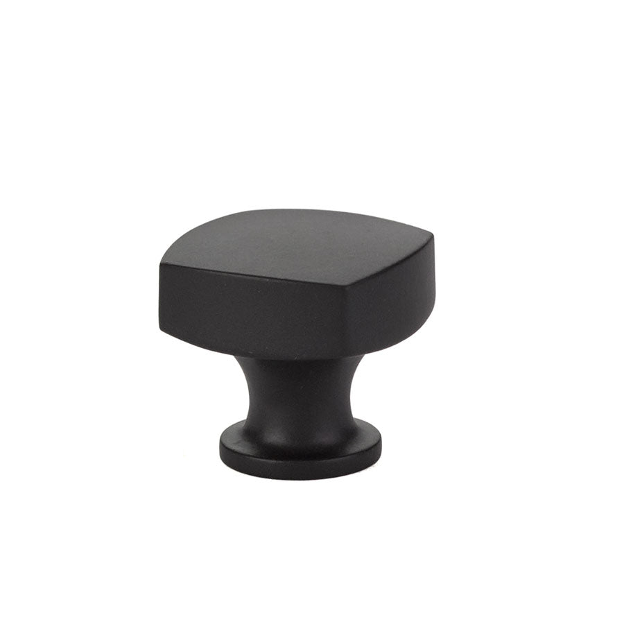 Emtek 86450US19 Freestone 1-1/4" Cabinet Knob Flat Black Finish