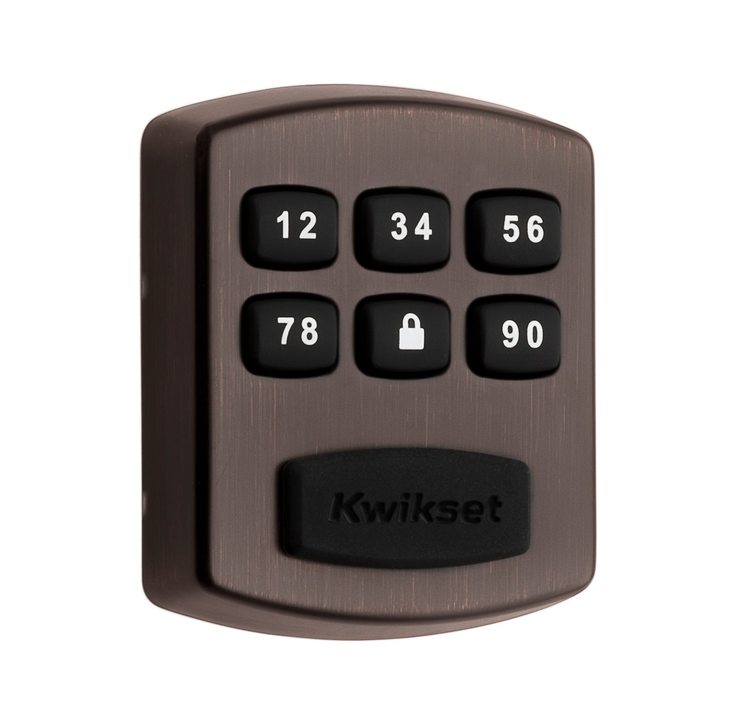 Kwikset 905-11P Keywayless Electronic SmartCode Deadbolt Venetian Bronze Finish