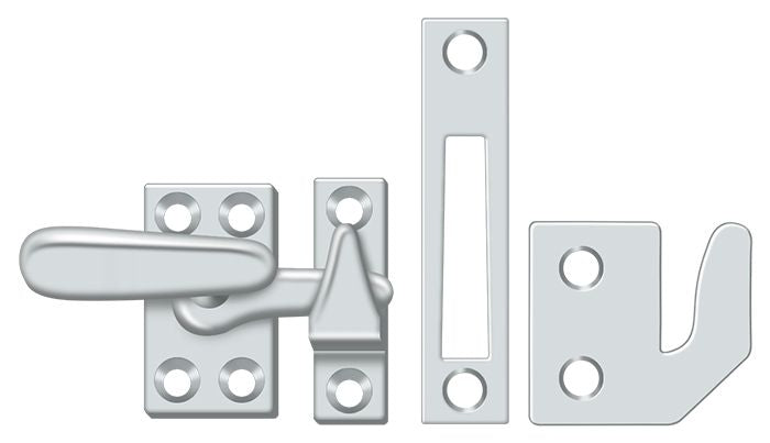 Deltana CF066U26 Window Lock; Casement Fastener; Small; Bright Chrome Finish