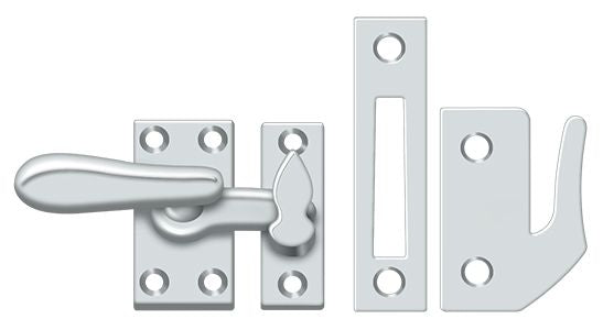 Deltana CF66U26 Window Lock; Casement Fastener; Medium; Bright Chrome Finish