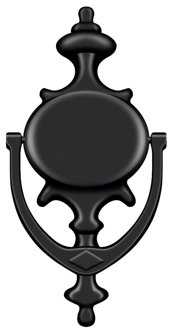 Deltana DK854U19 Door Knocker; Imperial; Black Finish