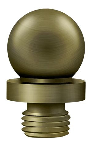 Deltana DSBT5 Ball Tip; Antique Brass Finish