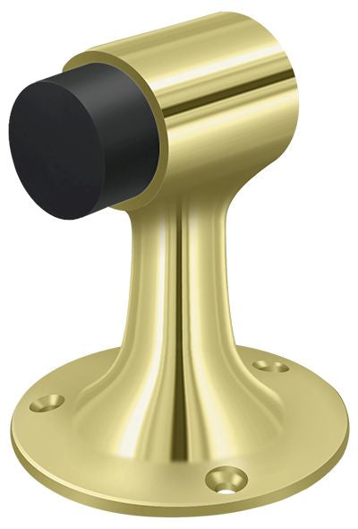 Deltana DSF3225U3 Floor Mount; Bumper; Heavy Duty; Bright Brass Finish