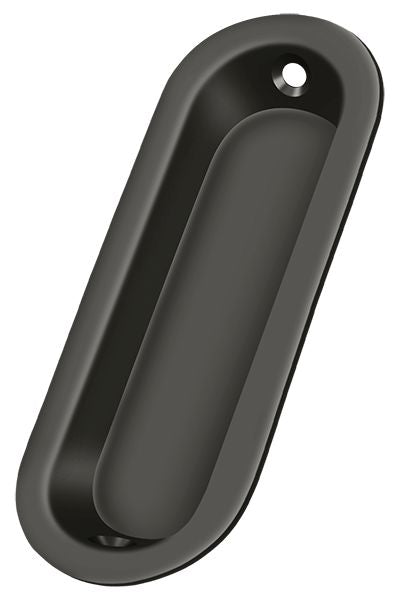 Deltana FP223U10B Flush Pull; Oblong; 3-1/2" x 11/4" x 5/16"; Oil Rubbed Bronze Finish
