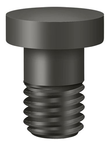 Deltana HPSS70U10B Extended Button Tip for Solid Brass Hinge; Oil Rubbed Bronze Finish