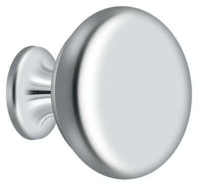 Deltana KR114U26 Knob Round Solid; Bright Chrome Finish