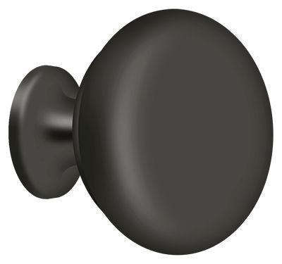 Deltana KRH114U10B Knob Round Hollow; Oil Rubbed Bronze Finish