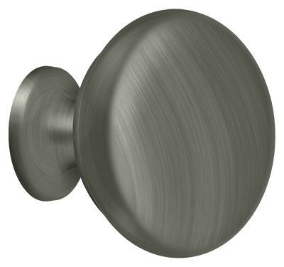 Deltana KRH114U15A Knob Round Hollow; Antique Nickel Finish