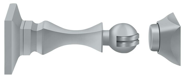 Deltana MDH35U26D Magnetic Door Holder 3-1/2"; Satin Chrome Finish