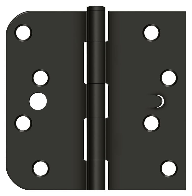 Deltana S44058TT10B-LH Left Hand 4" x 4" x 5/8" x Square Hinge; Oil Rubbed Bronze Finish