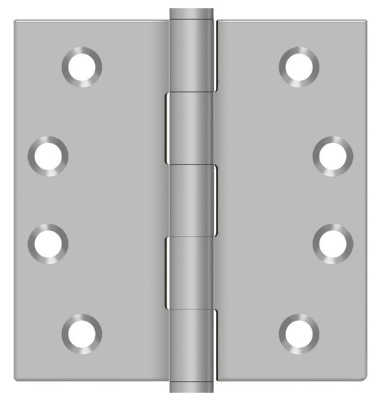 Deltana SS44U32D-R 4" x 4" Square Hinge; Residential; Satin Stainless Steel Finish