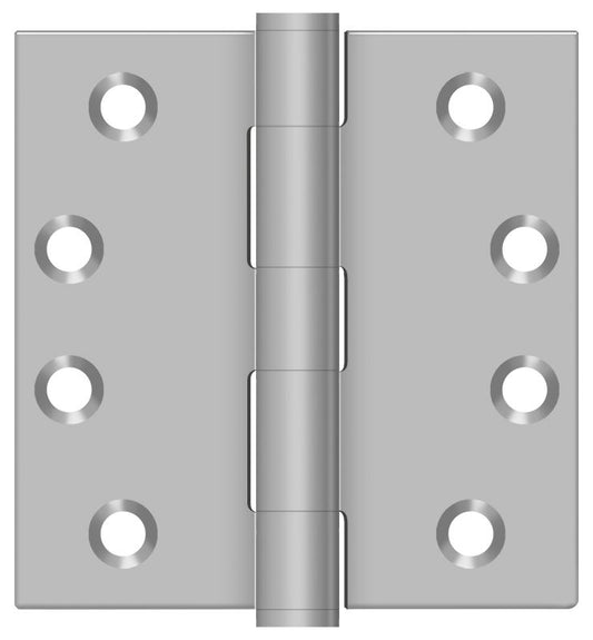 Deltana SS44U32D 4" x 4" Square Hinge; Satin Stainless Steel Finish