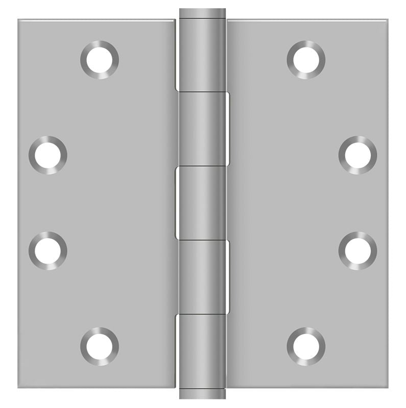 Deltana SS45U32D 4-1/2" x 4-1/2" Square Hinge; Satin Stainless Steel Finish