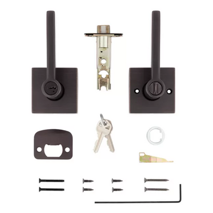 Halifax Lever (Square) - Keyed - featuring SmartKey
