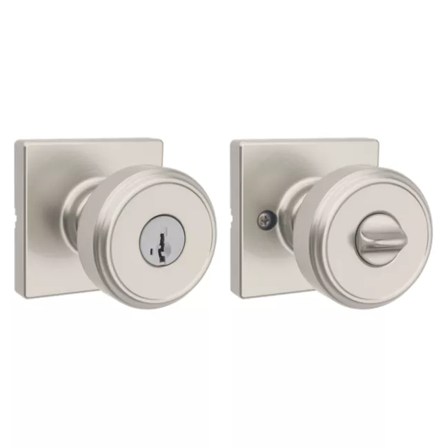 Kwikset - Maven Knob (Square) - Keyed - featuring SmartKey