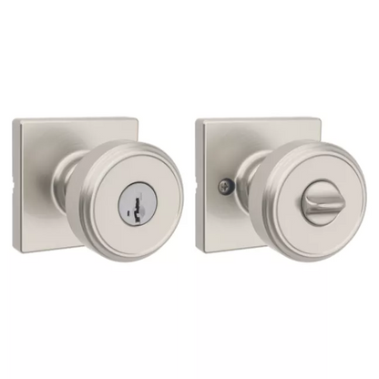 Kwikset - Maven Knob (Square) - Keyed - featuring SmartKey