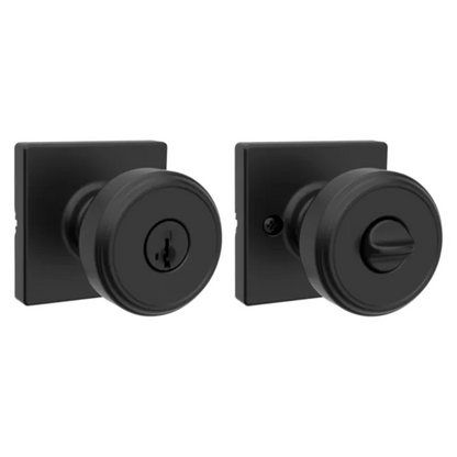 Kwikset - Maven Knob (Square) - Keyed - featuring SmartKey