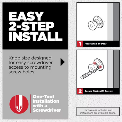 Kwikset - Maven Knob (Round) - Pull Only