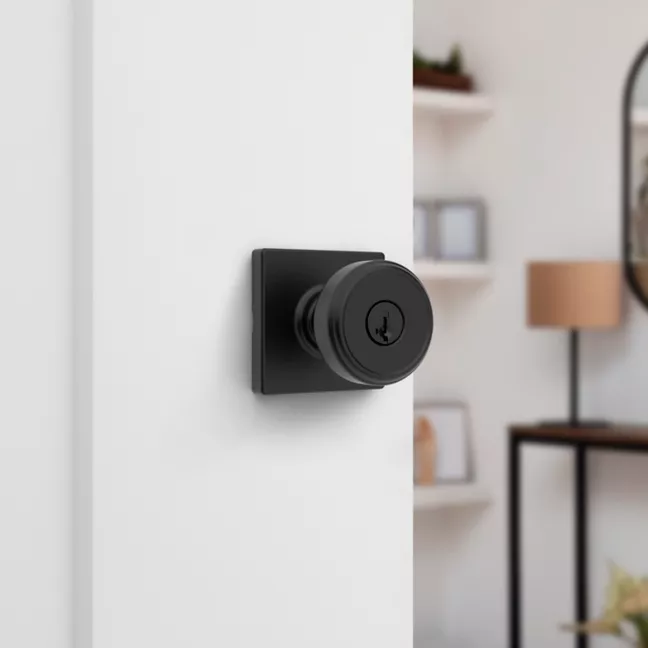Kwikset - Maven Knob (Square) - Keyed - featuring SmartKey