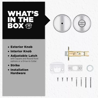 Kwikset - Maven Knob (Round) - Bed/Bath
