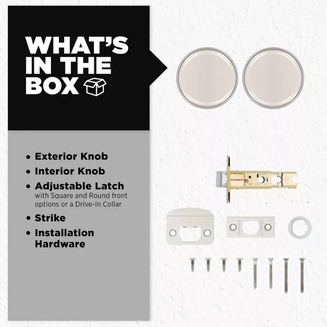 Kwikset - Maven Knob (Round) - Hall/Closet