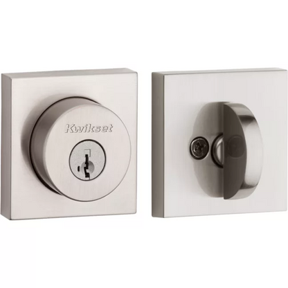 158 Square Deadbolt - Keyed One Side - featuring SmartKey