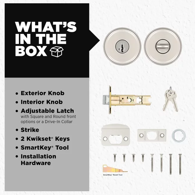 Kwikset - Maven Knob (Round) - Keyed - featuring SmartKey