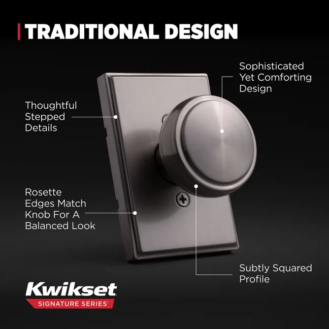 Kwikset - Sora Knob (Rectangle) - Pull Only