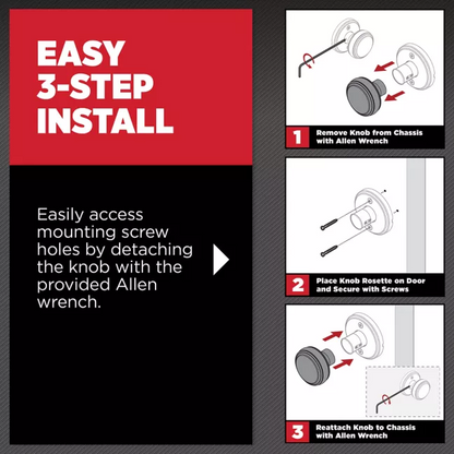Kwikset - Sora Knob (Rectangle) - Pull Only