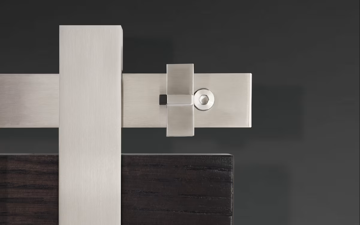 Emtek Low Profile Concealed Wheel Barn Door Hardware