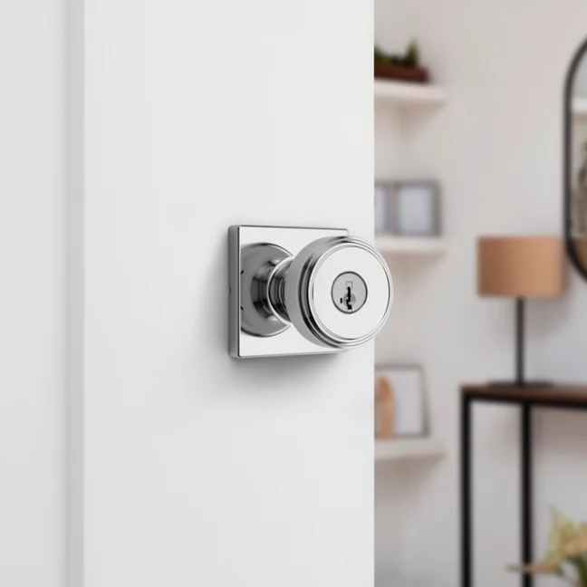 Kwikset - Maven Knob (Square) - Keyed - featuring SmartKey