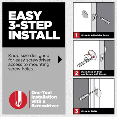 Kwikset - Tylo Knob - Bed/Bath