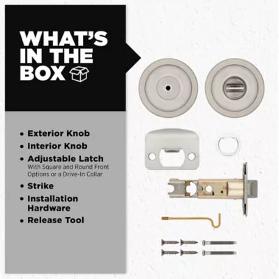 Kwikset - Tylo Knob - Bed/Bath