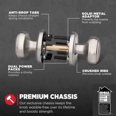 Kwikset - Sora Knob (Round) - Hall/Closet