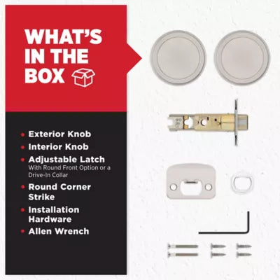 Kwikset - Sora Knob (Round) - Hall/Closet