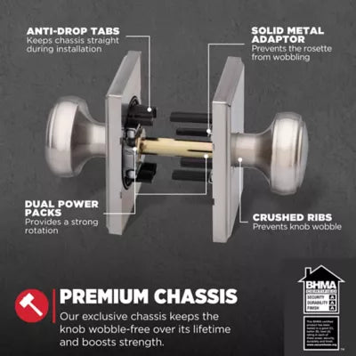 Kwikset - Sora Knob (Rectangle) - Bed/Bath