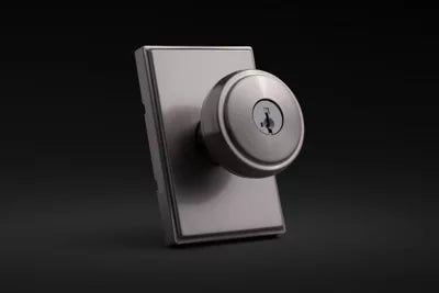 Kwikset - Sora Knob (Rectangle) - Keyed - featuring SmartKey