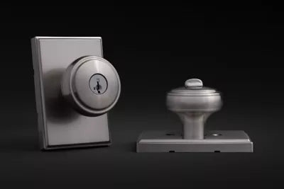 Kwikset - Sora Knob (Rectangle) - Keyed - featuring SmartKey