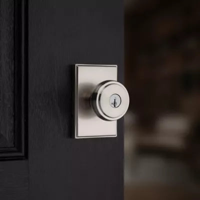 Kwikset - Sora Knob (Rectangle) - Keyed - featuring SmartKey