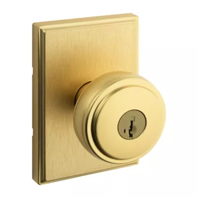 Kwikset - Sora Knob (Rectangle) - Keyed - featuring SmartKey