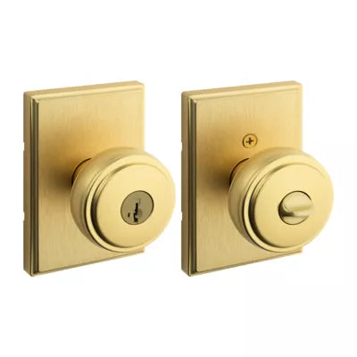 Kwikset - Sora Knob (Rectangle) - Keyed - featuring SmartKey