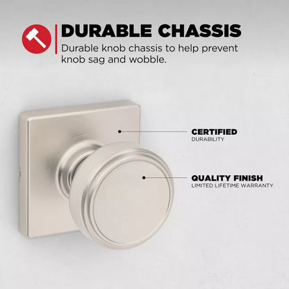 Kwikset - Maven Knob (Square) - Hall/Closet